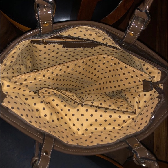 Striped Tote Purse - Picture 5 of 10